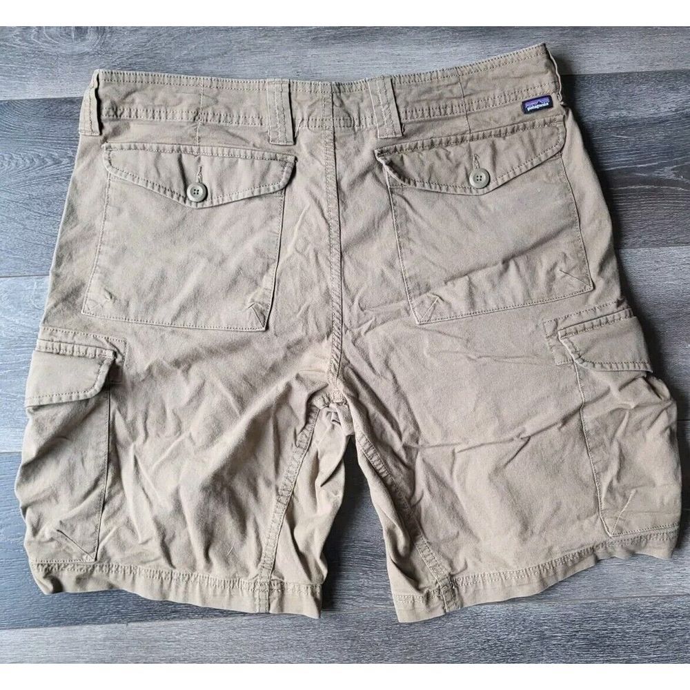 PATAGONIA ALL WEAR CARGO SHORT 57750 Stretch Organic Beige sz 33 Shorts‎ - Picture 3 of 5